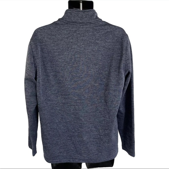 Mens Rorie Whelan Golf 1/4 Zip Pullover Sweatshirt Sweater Sz L Heather Blue - Picture 3 of 8